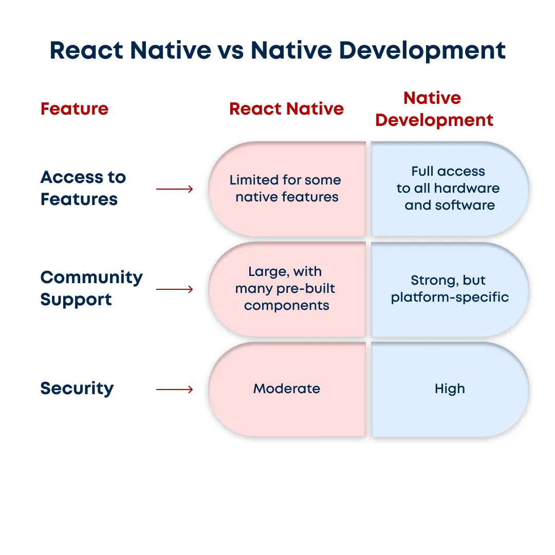 React Native vs Native Development Differences